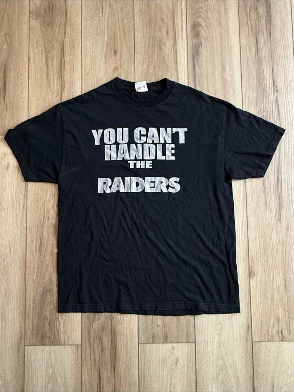 NFL Raiders "You Can't Handle The Raiders" black t-shirt